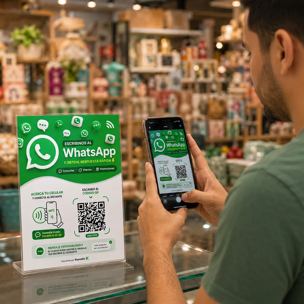cartel qr + nfc whatsapp - recibe más mensajes 2 cartel qr + nfc whatsapp - recibe más mensajes - imagen 2
